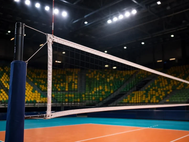 Boisko siatkarskie w hali przed meczem sezonu 2026/27
